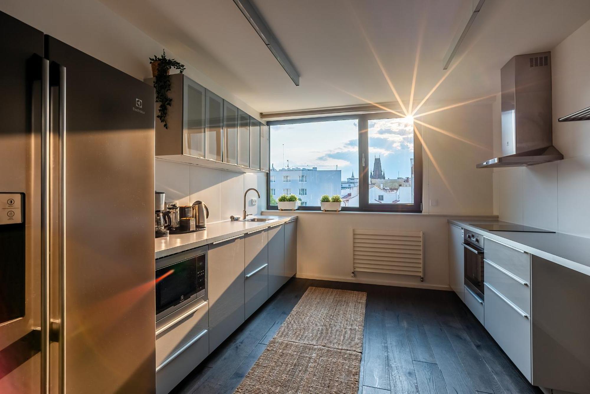 5br+2bath Old Town Loft Luxe Brickhouse, A/c Praga