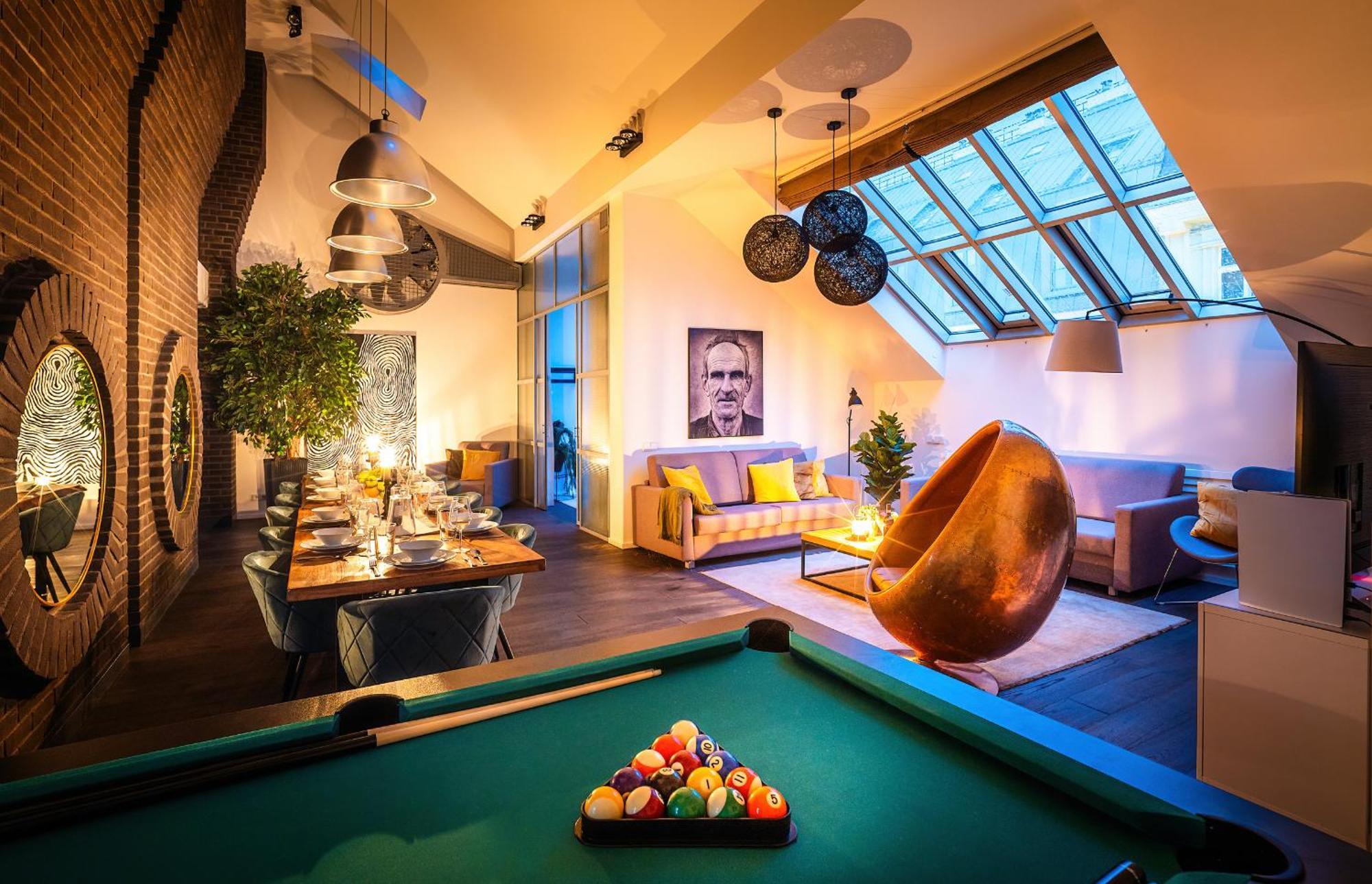 5br+2bath Old Town Loft Luxe Brickhouse, A/c * Praga
