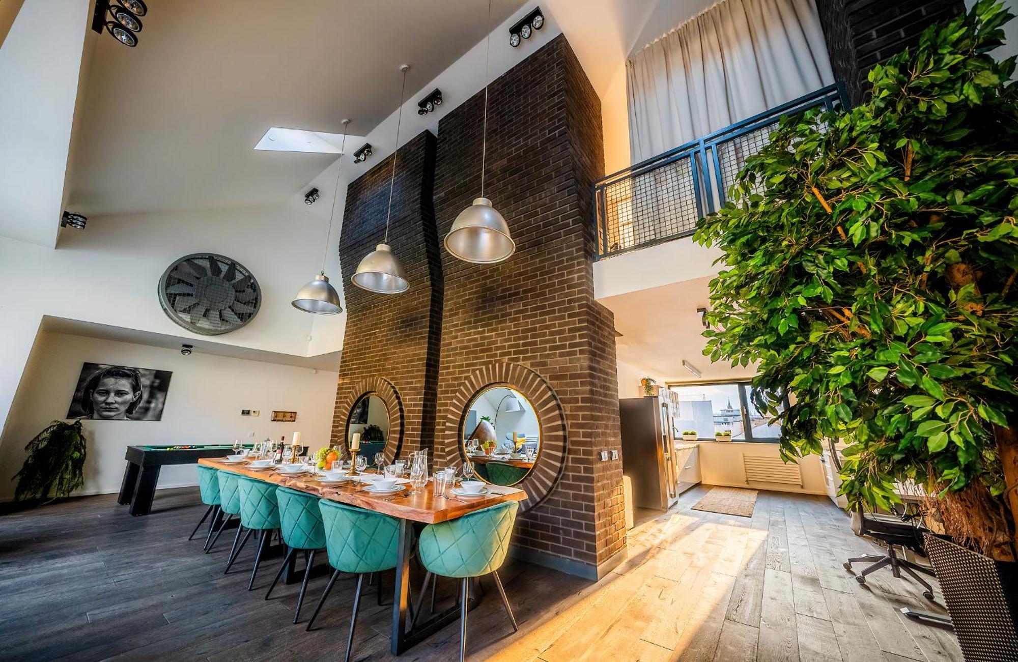 Apartamento 5br+2bath Old Town Loft Luxe Brickhouse, A/c Praga